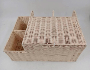 Cesta de Pañales Tejida Premium con Asas para Organización de Guardería, Almacenamiento de Bebés y Decoración de Habitación Infantil, Venta al por Mayor OEM ODM - Product Image 4