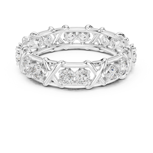 Conjunto de Anillos de Diamantes Cultivados en Laboratorio Clásicos, Oro Rosa Sólido de 18 Quilates, para Compromiso, Fiestas, San Valentín, Eventos Glamurosos, Uso Diario, para Mujer - Product Image 5