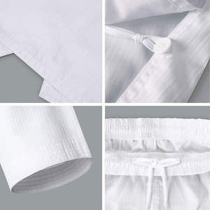 Uniformes d'entraînement de karaté et de taekwondo pour adultes, kimonos d'arts martiaux 100% coton, designs personnalisés, étiquettes, vêtements d'entraînement en groupe - Product Image 3