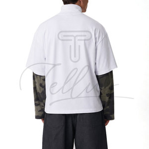 Chemises pour hommes de haute qualité à manches longues, respirantes, décontractées, en polaire/coton, à motif uni - Product Image 5