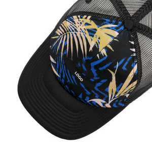 Custom 6-Panel Mesh Trucker Snapback <b>Cap</b> High Profile Breathable Waterproof Plain <b>Camo</b> Fashion Outdoor Golf & Sports Unisex - Product Image 6