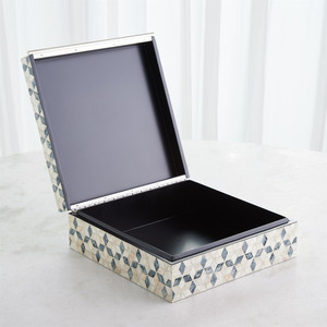 Boîte de rangement décorative en nacre de luxe, faite à la main, fournisseur en gros, pour la décoration intérieure - Product Image 3