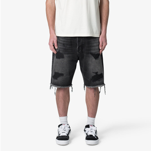 Shorts de Mezclilla para Hombre, Estilo Urbano de Verano, Corte Desgastado, Personalizados y de Alta Calidad - Product Image 3