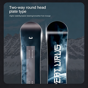 <span class=keywords><strong>Snowboard</strong></span> professionnel élégant en fibre de carbone noire avec design tout-terrain pour le <span class=keywords><strong>freestyle</strong></span> et le <span class=keywords><strong>freeride</strong></span>, fabrication directe OEM ODM - Product Image 2