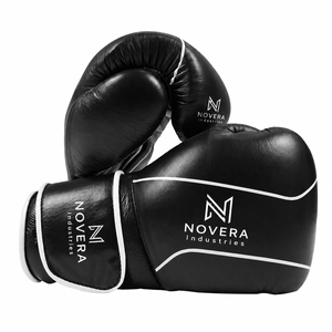 Fighter Genuine Leather MMA <b>Gloves</b> Kickboxing Boxing Muay Thai Training Sparring Gel Bagwork Outdoor <b>Moisture</b> Wicking Quick - Product Image 1
