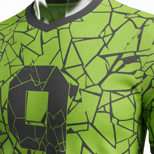 Tenue de football de qualité supérieure, maillot respirant, kit de football à séchage rapide, antibactérien, protection UV, col rond, entraînement d'équipe - Product Image 5