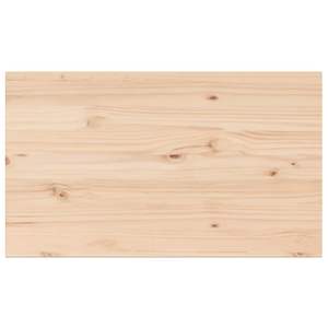 Juego de 3 tableros de mesa de comedor de madera maciza de pino natural, diseño simple y mediano - Product Image 3