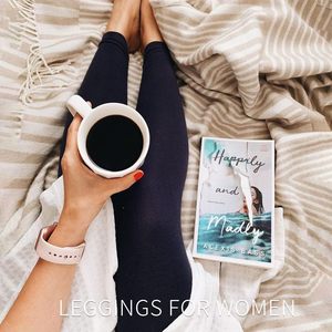 Leggings de sport taille haute extensibles pour femme – Doux, respirants, pour yoga, gym, course à pied, fitness – Collants sculptants - Product Image 4