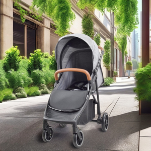 Poussette bébé 3-en-1 légère et confortable, en acier inoxydable, idéale pour les parents, pliage rapide, frein à une seule touche, siège inclinable. - Product Image 1