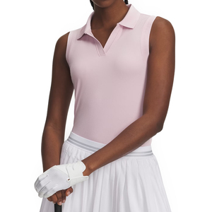 Polo sin mangas moderno para mujer UA Drive Johnny Collar de marca privada, transpirable, de secado rápido y elástico. - Product Image 1