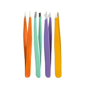 Pinces à épiler professionnelles en acier inoxydable pour extensions de cils, fournitures pour salons de beauté, fabriquées au Pakistan - Product Image 3