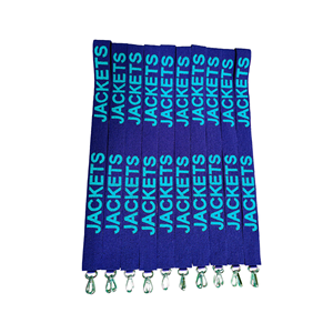 Sangles de sac à main perlées JACKETS - Atlanta Braves/Georgia Tech |   Chaîne de soutien pour les universités en gros |   Accessoire d'équipe personnalisé OEM - Product Image 5