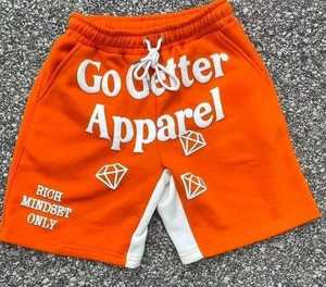 Custom Unisex Summer Jogger Sweat <b>Shorts</b> Heavyweight Cotton Rhinestone Distressed Sun Faded Acid Wash <b>Shorts</b> for <b>Men</b> - Product Image 4