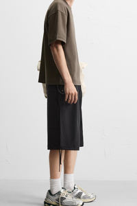 Ensemble de sport d'été pour hommes : T-shirts à manches courtes et shorts à séchage rapide, doux pour la peau, survêtement de gym, coupe automatisée, 2 pièces - Product Image 6