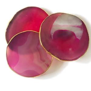 Clear Acrylic Eco-Friendly 3mm Thickness Classic Design Tea Cup Coasters Round Custom Engraved <b>Table</b> <b>Mats</b> for Home Serving - Product Image 5