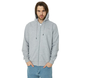 Fashion Oversized Hoodie for Men Vintage Acid Wash Distressed Streetwear Zipper with Rhinestones Design 100% Cotton Winter - Product Image 1