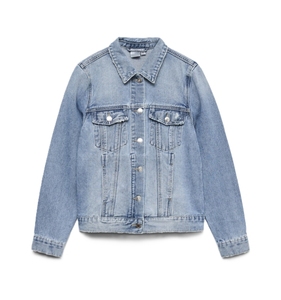 Veste en jean pour femme grande taille 100% coton, de haute qualité, respirante, décontractée, vêtements d'extérieur pour l'hiver, logo personnalisé - Product Image 3