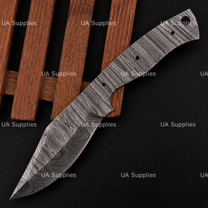 Cuchillo de Hoja Fija de Acero de Damasco Forjado a Mano, Punta Caída, para Caza, DIY, Venta al por Mayor Directa de Fábrica, Mejor Precio - Product Image 6