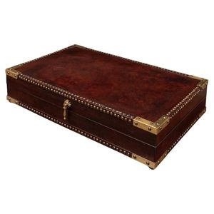 Boîte de rangement de bureau en cuir moderne avec compartiments pour fournitures de bureau, télécommandes et articles essentiels quotidiens - Product Image 4