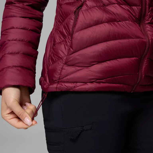 Lightweight Custom Women's Puffer Jacket Winter Quilted Coat Breathable Polyester Cotton Padded Outerwear Bomber Jacket - Product Image 6