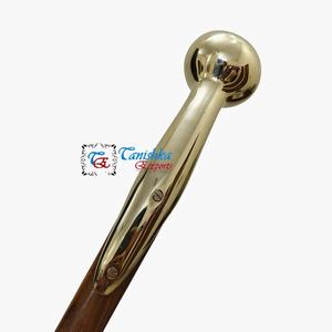 Designer Brass Hame Handle Nautical <b>Walking</b> <b>Stick</b> Collectible Hiking Camping Wooden Cane <b>Walking</b> <b>Sticks</b> For <b>Men</b> Gift - Product Image 5