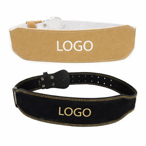 Logotipo personalizado Heavy Gym Workout Fitness Accesorios Cinturones de levantamiento de pesas de cuero Cinturón de gimnasio ajustable - Product Image 2