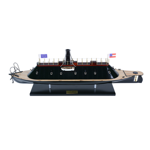 เรือจำลอง B200 - CSS Virginia Civil War ทำจากไม้ งานฝีมือ ของตกแต่งทางทะเล ของสะสมสำหรับนักสะสมเรือเดินสมุทร ของขวัญคริสต์มาส ขนาด 72x17.8x23 ซม. - Product Image 2