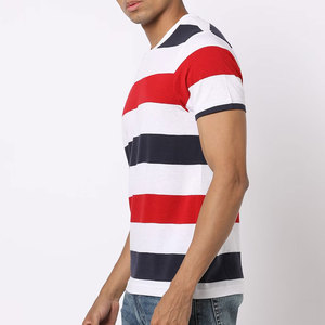 Camiseta de hombre 2026 con dobladillo curvo, cola larga, corte ajustado, transpirable, de secado rápido, 100% algodón, tejido ecológico, anti-UV - Product Image 3