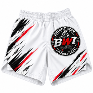 Mma Fight Shorts Boxing Shorts <b>Make</b> <b>Your</b> <b>Own</b> BJJ Grappling Shorts Premium Elastic Sublimated Drawstring - Product Image 1