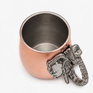 Mug à cocktail Moscow Mule en cuivre fait main avec poignée en aluminium, vaisselle de bar - Product Image 4
