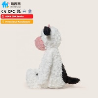 Peluche personnalisée Vache Tachetée, Poupée en Peluche Douce en Polyester, Animal en Peluche de 30 cm de Haut, Jouet Anti-Stress pour Enfants