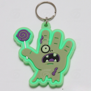OEM Halloween cao su Keychains cá nhân BAT Phù Thủy bí ngô & kẹo phong cách hoàn hảo Trick hoặc điều trị ủng hộ Đảng - Product Image 6