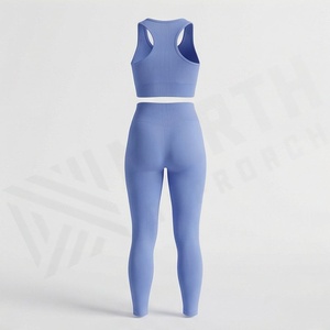 Leggings Deportivos Sin Costuras para Yoga, con Logotipo Personalizado, Ropa Deportiva Premium para Mujer, para Gimnasio, Entrenamiento, Fitness, Ejercicio y Deportes - Product Image 2