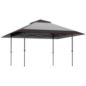 Gray Pop-Up <b>Canopy</b> <b>Tent</b> Without Base Convenient Party Sunshade - Product Image 5