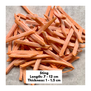 Best Frozen Sweet Potato <b>strings</b> from Vietnam, natural orange tuber pieces for stews, braised dishes - Product Image 1