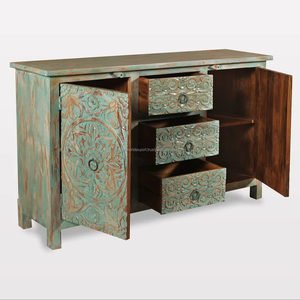 Customized Wood Grain Style Furniture Classical Design Solid Wood Kitchen <b>Cabinet</b> for Offices Wood Office Table <b>Desk</b> - Product Image 1