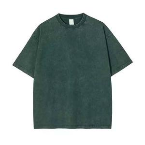 Wholesale Heavyweight Men's T-Shirt High Quality Oversized <b>Tshirt</b> with Custom Embroidery Logo - Product Image 6