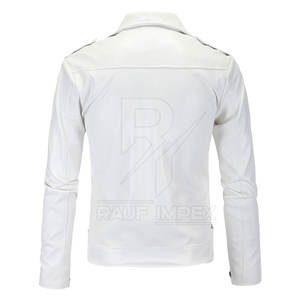 Chaqueta de Cuero para Hombre, Estilo Clásico, de Piel Vacuna, a la Moda, Casual, Elegante, Chaqueta de Cuero Genuino para Hombre, Ropa Exterior Informal a la Moda - Product Image 2