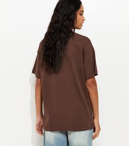 Dark Brown Pooh Oversized <b>T</b>-<b>Shirt</b> - Product Image 4