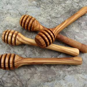 Cuchara de madera para miel de alta calidad, dispensador de miel, precio al por mayor, colección hecha a mano. - Product Image 1