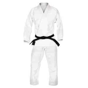 Uniformes de Artes Marciales para Karate, TKD, Jiu Jitsu - Dobok Blanco Personalizado con Impresión de Logotipo Frontal, Transpirable y Duradero - Product Image 6