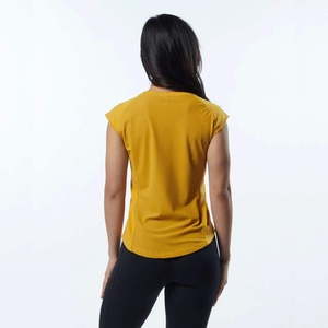 T-shirt décontracté pour femme, col rond, manches courtes, 100% coton, design unique, OEM, personnalisé, tie-dye, automne - Product Image 2