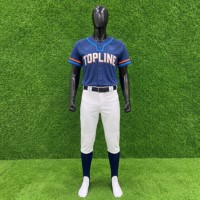 Maillot de baseball sublimé TOPLINE pour femme, dégradé de couleurs, manches courtes, anti-humidité, coupe classique, toutes saisons