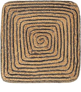 Pouf repose-pieds moderne et élégant en jacinthe d'eau fait main pour salon, chambre, mobilier de maison, tables basses du Vietnam - Product Image 2