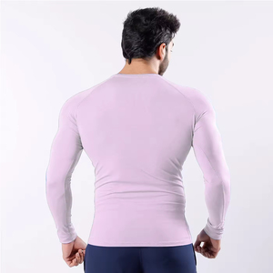 Camiseta Deportiva de Manga Larga para Hombre con Protección UV, Camiseta Deportiva de Secado Rápido para Gimnasio y Entrenamiento - Product Image 5