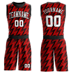 Ensemble de vêtements de sport respirants, à séchage rapide et confortables, kit uniforme de basketball personnalisé en gros, ensemble maillot et short imprimé par sublimation - Product Image 5