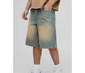 Shorts en jean épais 100 % coton pour homme 2025 – Style streetwear décontracté, séchage rapide, personnalisable - Product Image 2