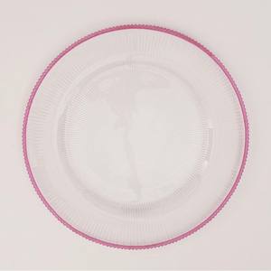 Assiettes de présentation de luxe transparentes or et argent pour occasions festives – Vente en gros - Product Image 5