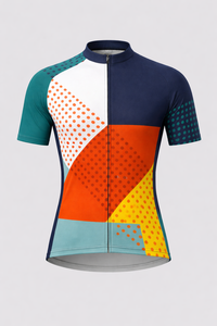 Maillot de cyclisme pour hommes de haute qualité, design tendance, logos d'équipe personnalisés par sublimation, uniforme de cyclisme sans couture - Product Image 3