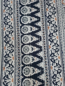 Cubrecama Estampado Floral con Aves, Estilo Bohemio, Moderno, para Todas las Estaciones, con Relleno de Algodón Hecho a Mano, para Uso Doméstico, Estilo Rajasthan - Product Image 3
